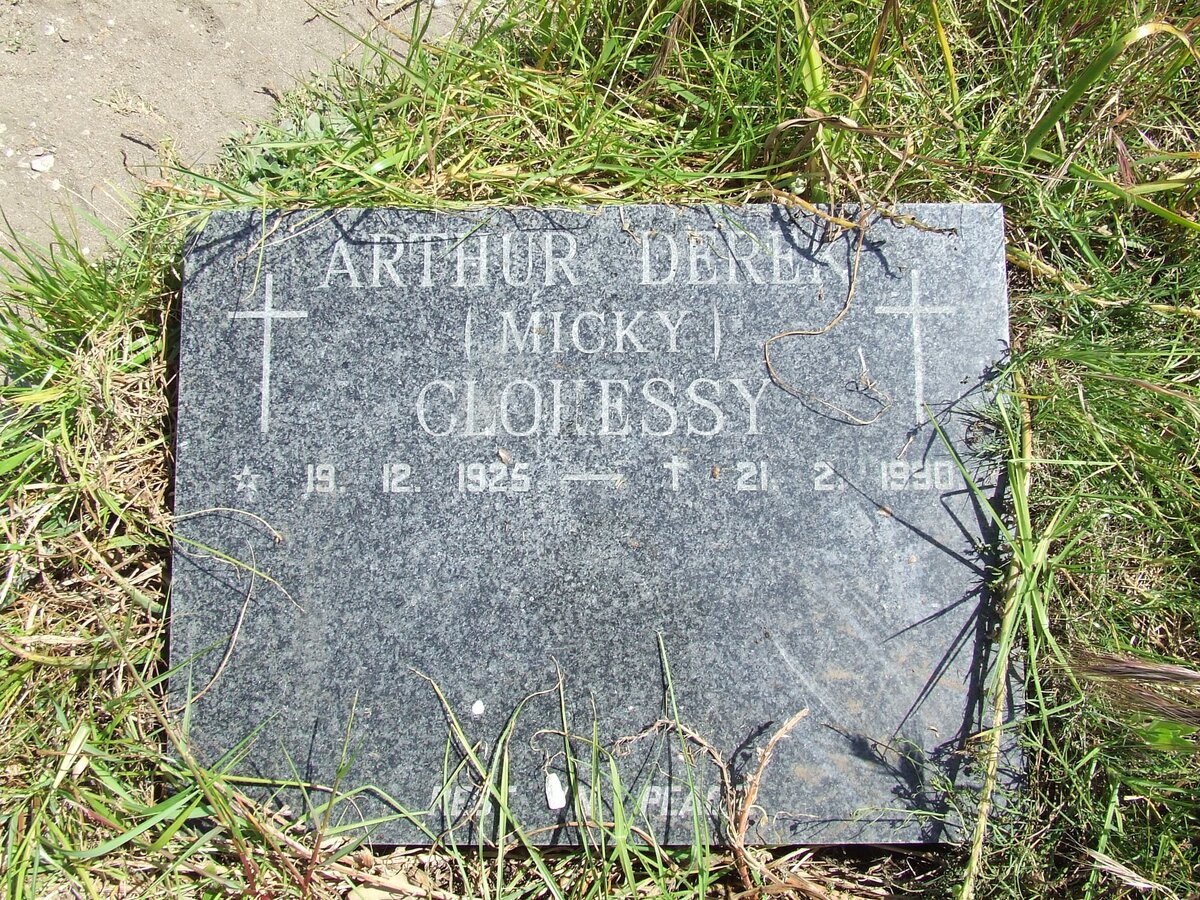 CLOHESSY Arthur Derek 1925-1990