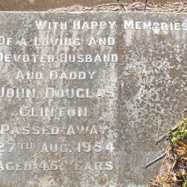 CLINTON John Douglas -1954