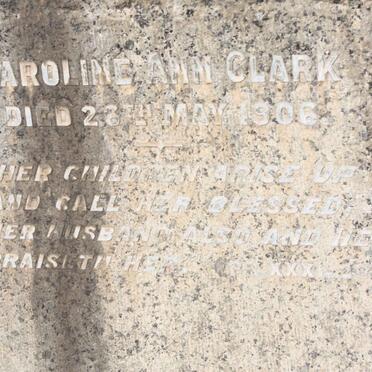 CLARK Caroline Ann -1906
