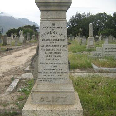 CLIFT Karl -1902 :: CLIFT John Andrew -191?