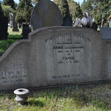 CLOETE David -1965 &amp; Annie KAREMACHER -1959 :: CLOETE Dawie J.H. -1947 :: CLOETE Philip