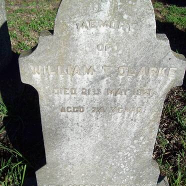 CLARKE William T. -1921