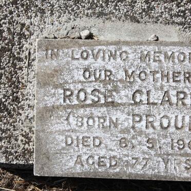 CLARKE Rose nee PROUD -1967