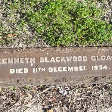 CLOAG Kenneth Blackwood -1934