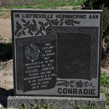 CONRADIE Charl Johan -1981