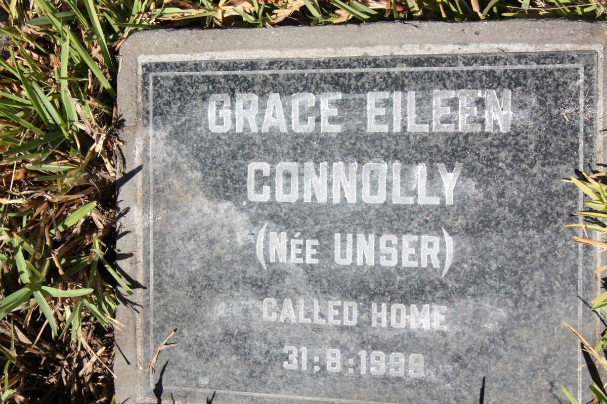 CONNOLLY Grace Eileen nee UNSER -1999