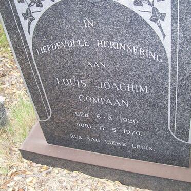 COMPAAN Louis Joachim 1920-1970