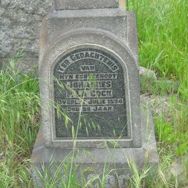 COCK Johannes P., la -1934