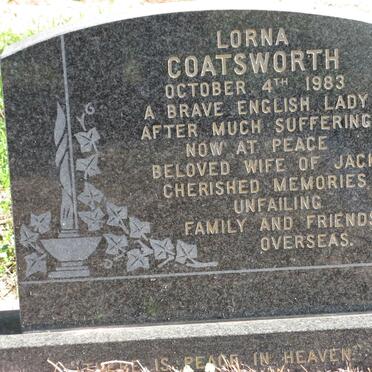 COATSWORTH Lorna -1983