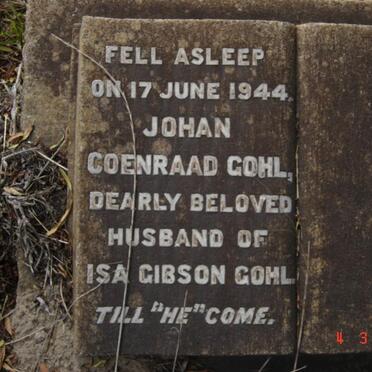 COHL Johan Coenraad -1944