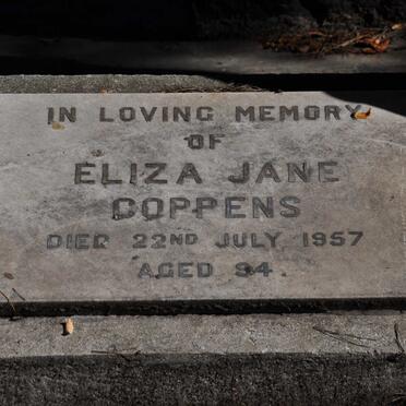 COPPENS Eliza Jane -1957