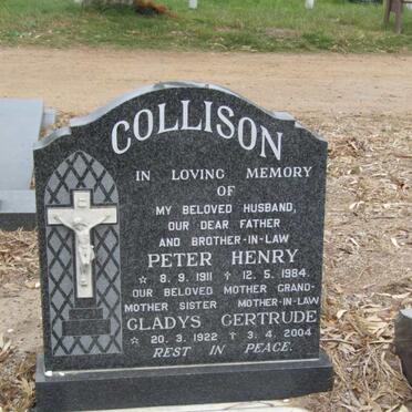 COLLISON Peter Henry 1911-1984 &amp; Gladys Gertrude 1922-2004