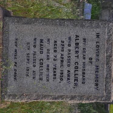 COLLIER Albert -1950 &amp; Maud -1974