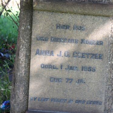 COETZEE Anna J.G.  -1955