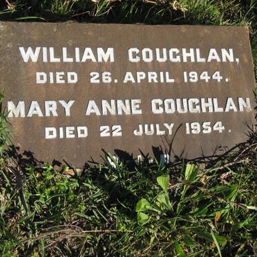 COUGHLAN William -1944 &amp; Mary Anne -1954
