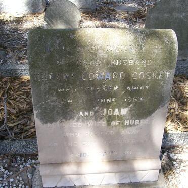 COSKEY Hubert Conrad -1963 &amp; Joan -??