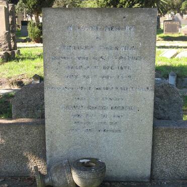 CORNHILL Samuel George 1863-1947 &amp; Matilda 1871-1939