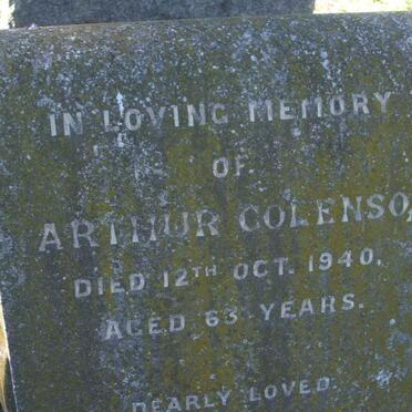 COLENSO Arthur  -1940 