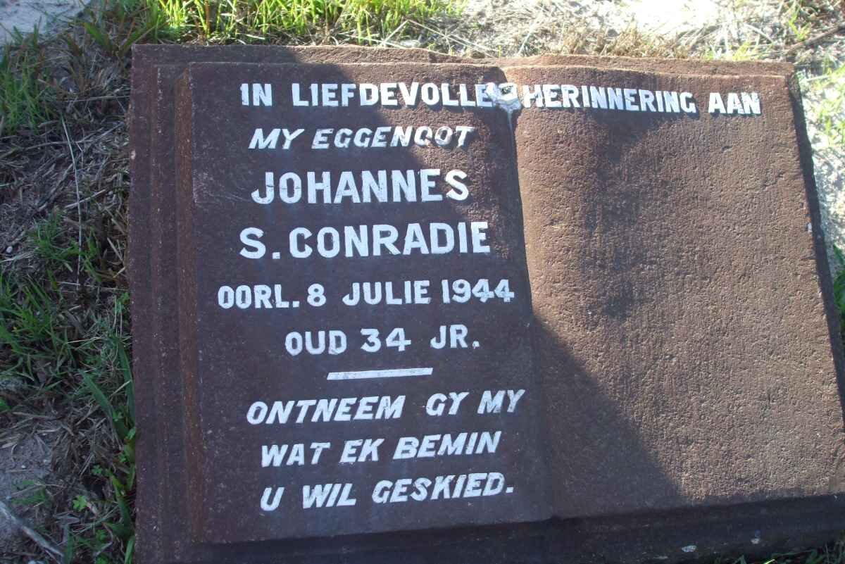 CONRADIE Johannes S. -1944