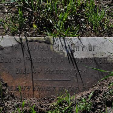 COATCHER Edith Priscilla -1924