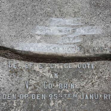 COMBRINK Anna Susanna nee HEYDENRYCH -1900 :: COMBRINK Benjamin Godlieb 1888-1902