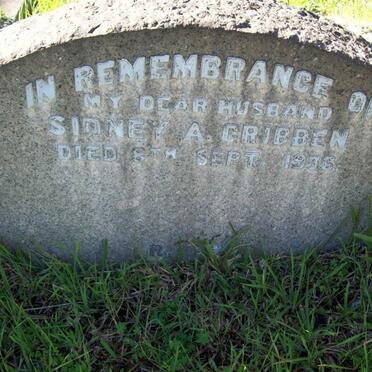 CRIBBEN Sidney A. -1936