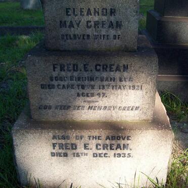 CREAM Fred E. -1935 &amp; Eleanor May -1921