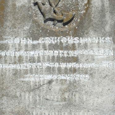 CRUICKSHANKS John -1894