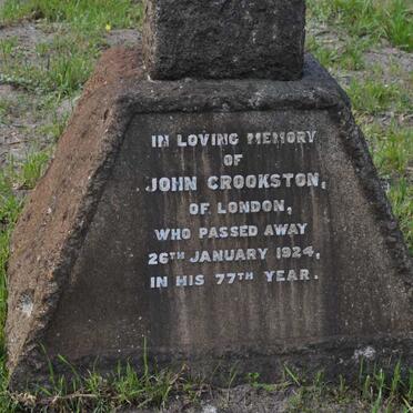 CROOKSTON John -1924