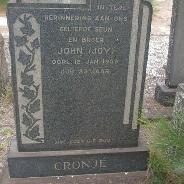 CRONJE John -1959