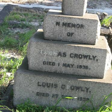 CROWLEY Thomas -1938 :: CROWLEY Louis -?