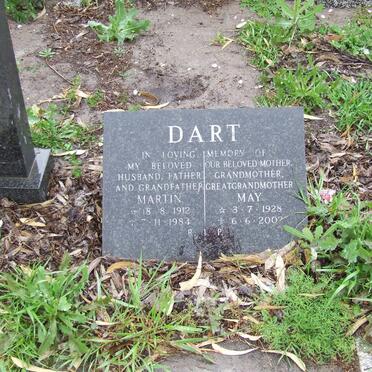 DART Martin 1912-1984 &amp; May 1928-2002