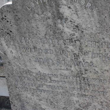 DARLINGTON William George -1895