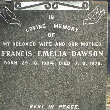 DAWSON Francis Emelia 1904-1976