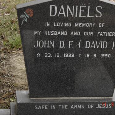 DANIËLS John D.F. 1939-1990