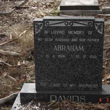 DAVIDS Abraham 1928-1990