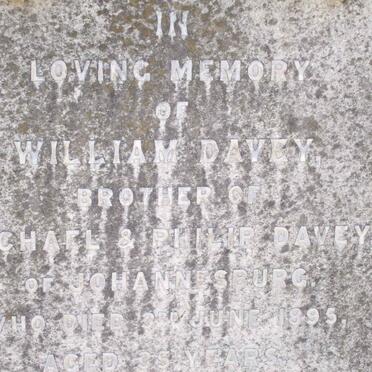 DAVEY William -1895