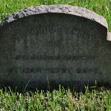 DAWE William Henry -195?