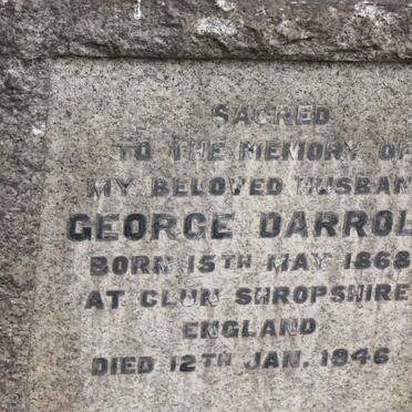DARROLL George 1868-1946