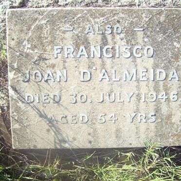 D'ALMEIDA Francisco Joan -1946
