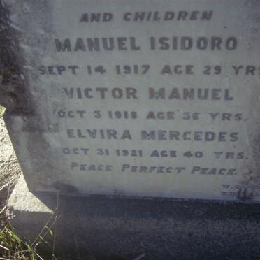 ISIDORO Manuel -1933 &amp; Sarah D'Almeida -1937