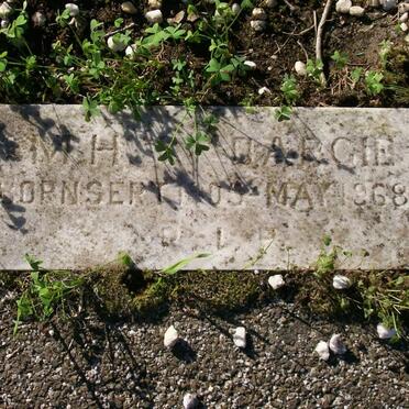 DARGIE M.H. nee GROENEWALD 1905-1968