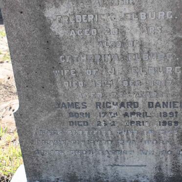 ELBURG Frederick ?? :: ELBURG Catherina -1917 :: DANIELS James Richard 1891-1969