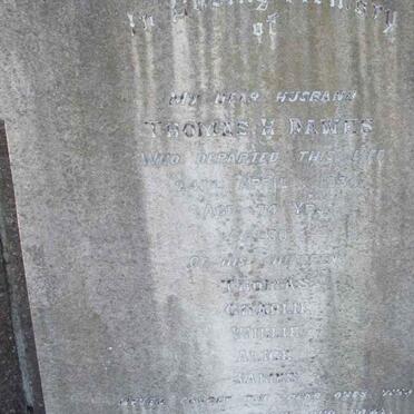 DAWES Thomas H. -1934 &amp; Mary Alice