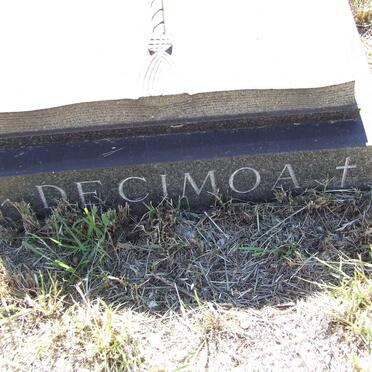 DECIMOA Arthur Christopher 1901-1967