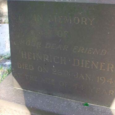 DIENER Heinrich -1946