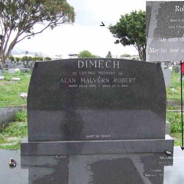 DIMECH Robert 1917-1998 :: DIMECH Alan Malvern Robert 1953-1968