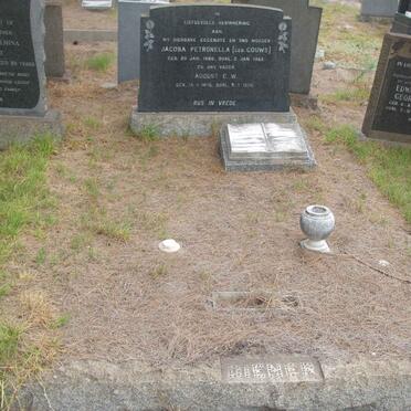 DIENER August C.W. 1876-1970 &amp; Jacoba Petronella GOUWS 1886-1962 :: DIENER August C.W. 1949-1973