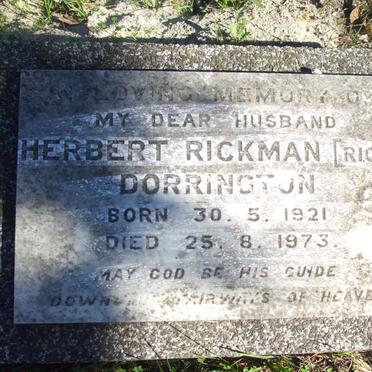 DORRINGTON Herbert Rickman 1921-1973