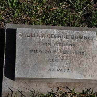 DOWNEY William George -1939